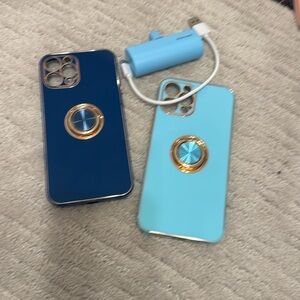 iPhone 12 Pro Max case and portable charger